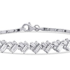 Gold Designer Baguette Bracelet