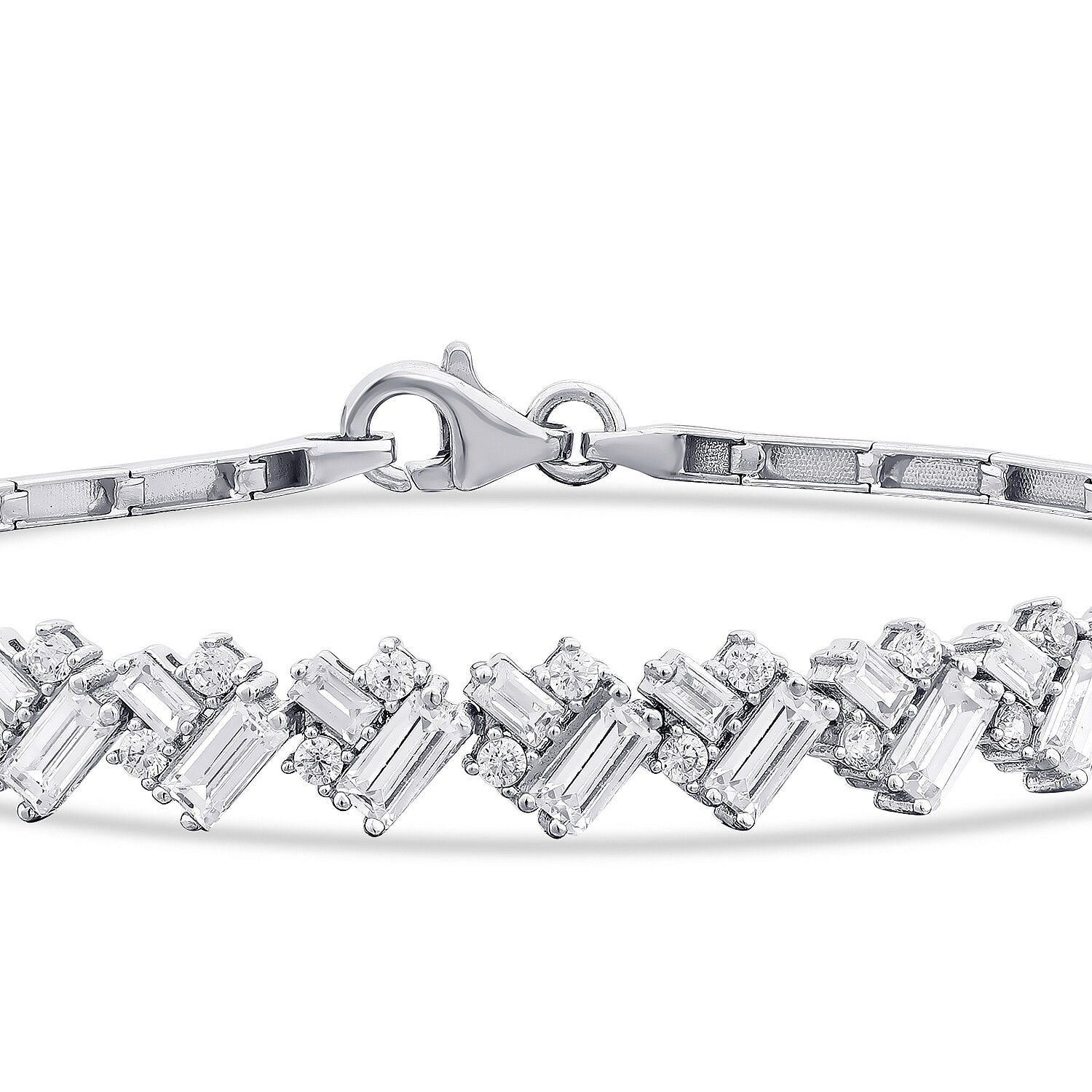 Gold Designer Baguette Bracelet