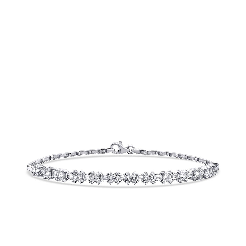Trend Gold Baguette Cut Bracelet