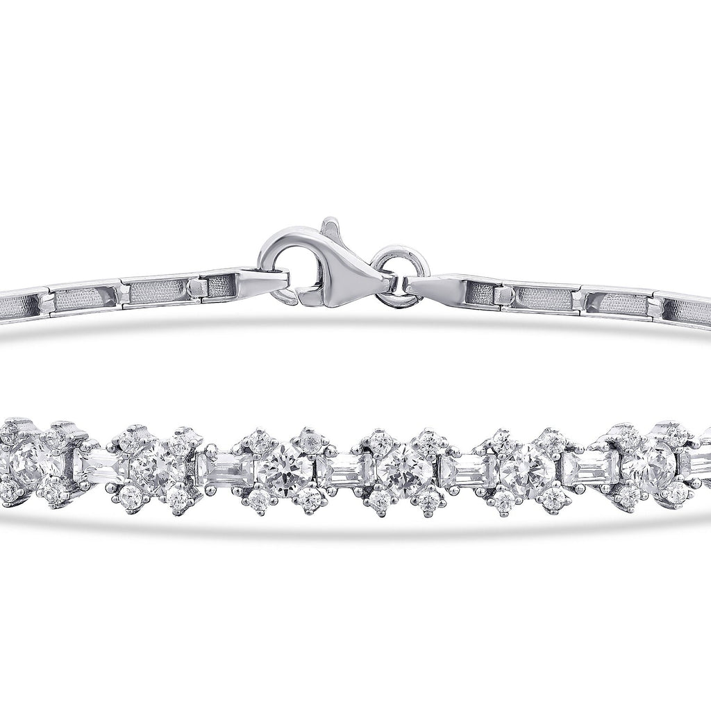 Trend Gold Baguette Cut Bracelet