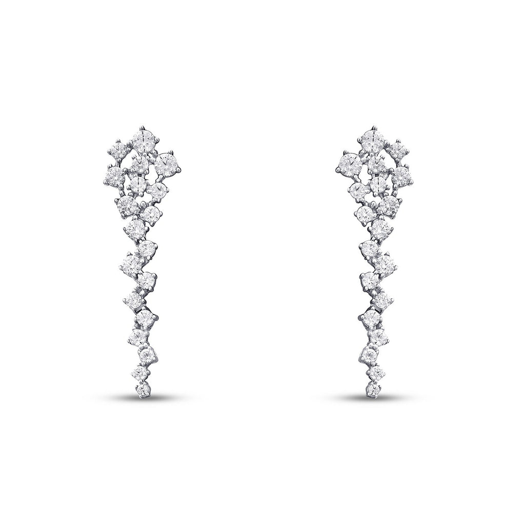 Gold Zigzag Dangle Earrings