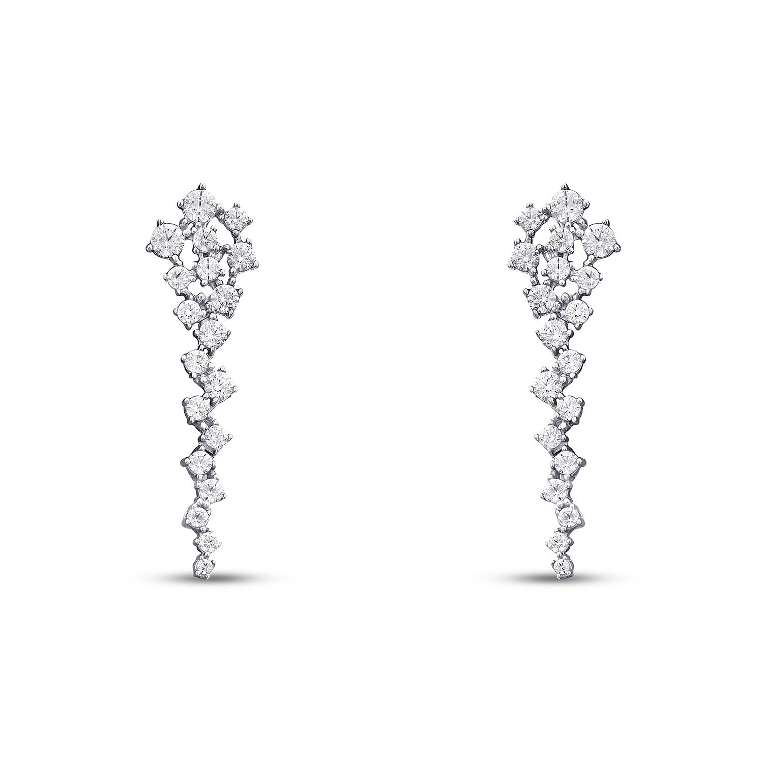Gold Zigzag Dangle Earrings