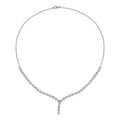 Gold Baguette Stone Tennis Neckband