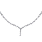 Gold Baguette Stone Tennis Neckband