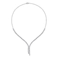 Gold Baguette Stone Trend Neckband