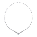 Gold Pear Stone Design Neckband