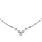 Gold Pear Stone Design Neckband