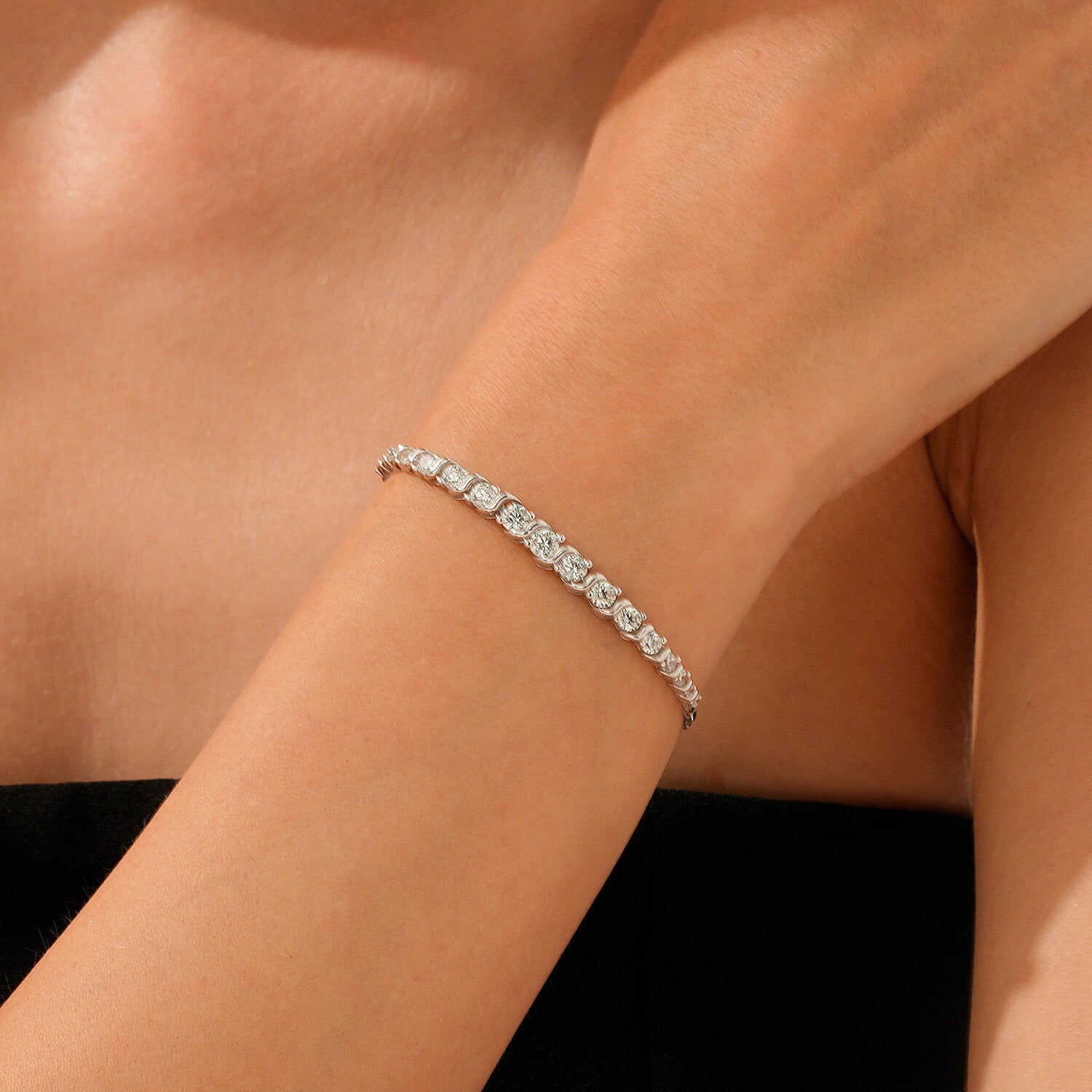 Gold Tennis Bracelet