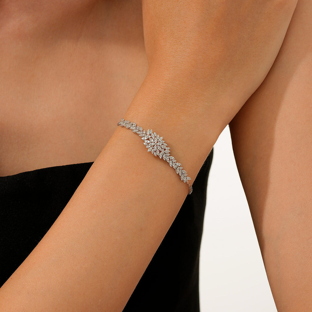 Trend Gold Stone Accented Bracelet
