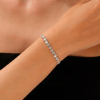 Gold Designer Baguette Bracelet