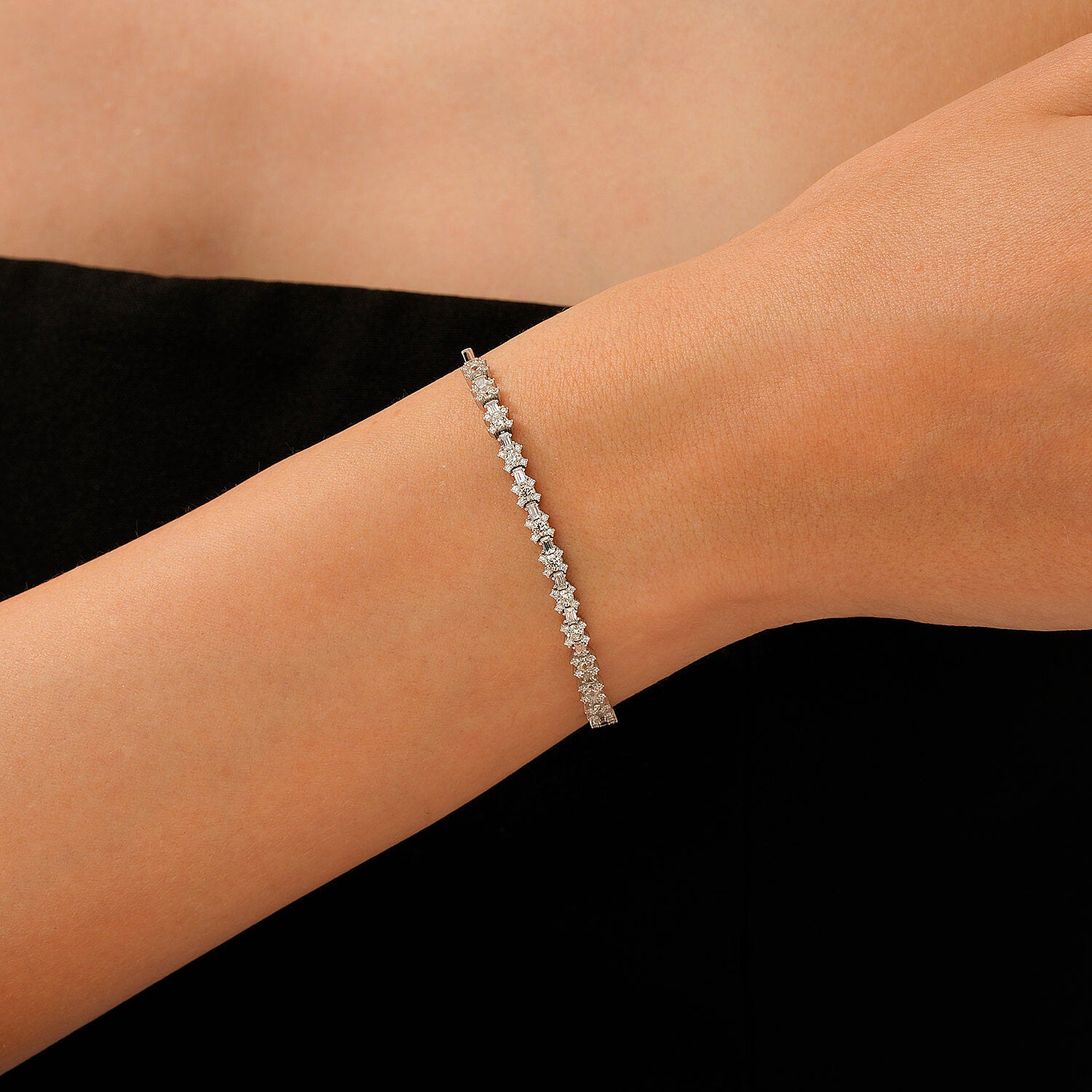 Trend Gold Baguette Cut Bracelet