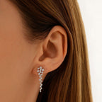 Gold Zigzag Dangle Earrings