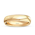 Men's 5mm Domed Gold Wedding Band