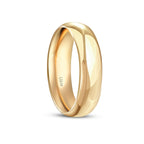 Men's 5mm Domed Gold Wedding Band