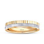Men's Designer Gold Wedding Band