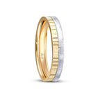 Men's Designer Gold Wedding Band