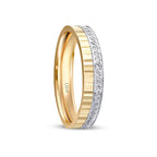 Women's Designer Gold Wedding Band with Stones