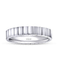Men's Patterned Gold Wedding Band