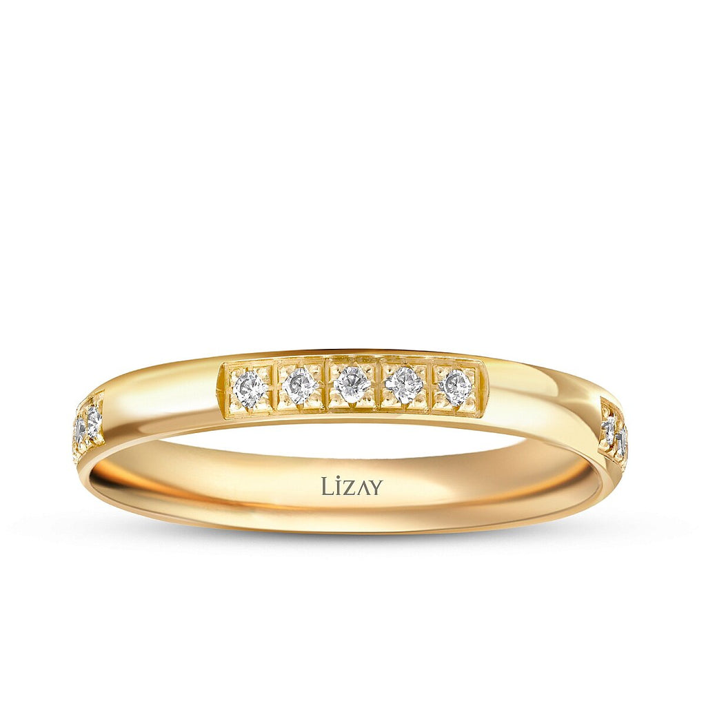 Men's Plain Gold Wedding Band