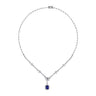 3.33 Carat Diamond Sapphire Neckband