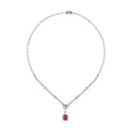 3.33 Carat Diamond Ruby Neckband