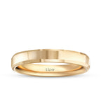 His and Hers Gold Wedding Band Set