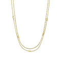 Gold Dual Rhythm Pendant Necklace