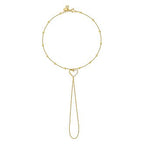 Gold Heart Shahmeran Bracelet