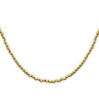 Gold Ball Bead Chain Necklace