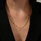 Dainty Gold Stardust Pendant Necklace