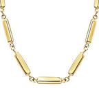 Gold Bar Pendant Necklace