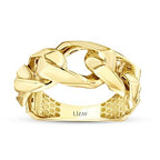 Gold Curb Chain Ring