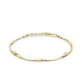 Gold Two Row Chain Bracelet