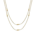 Gold Cocoon Pendant Necklace