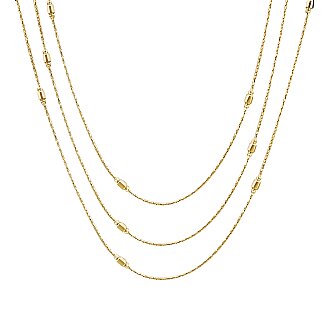 Gold Designer Statement Necklace