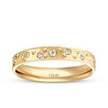 Gold Detailed Women's Wedding Band