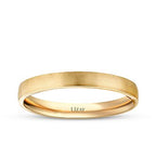 Gold Matte Men's Wedding Band
