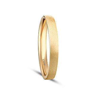 Gold Matte Men's Wedding Band