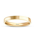 Gold Minimalist Men's Wedding Band