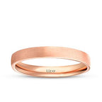 Gold Rose Men's Wedding Band