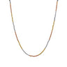 Gold Multi-Color Ball Bead Chain Necklace