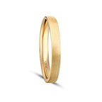 His and Hers Sparkle Gold Wedding Band Set
