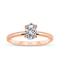 0,80 Carat Diamond Oval Solitaire Engagement Ring