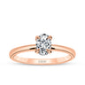0,50 Carat Diamond Oval Solitaire Engagement Ring