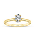 0,40 Carat Diamond Oval Solitaire Engagement Ring