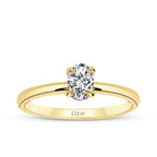 0,40 Carat Diamond Oval Solitaire Engagement Ring