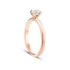 0,40 Carat Diamond Oval Solitaire Engagement Ring