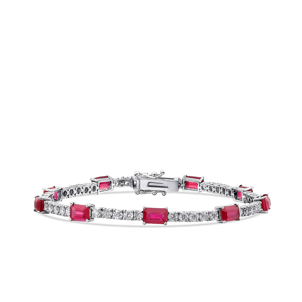 20,27 Carat Diamond Ruby Bracelet