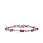 20,27 Carat Diamond Ruby Bracelet