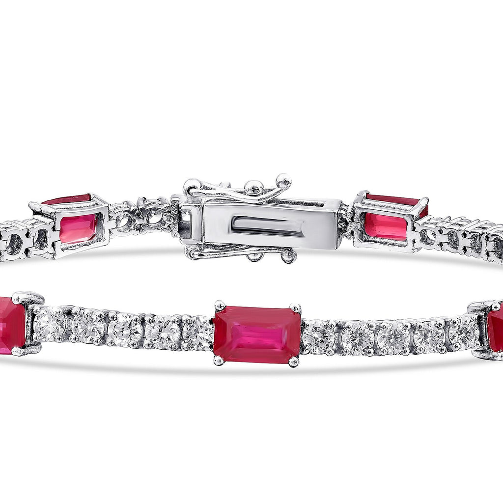 20,27 Carat Diamond Ruby Bracelet